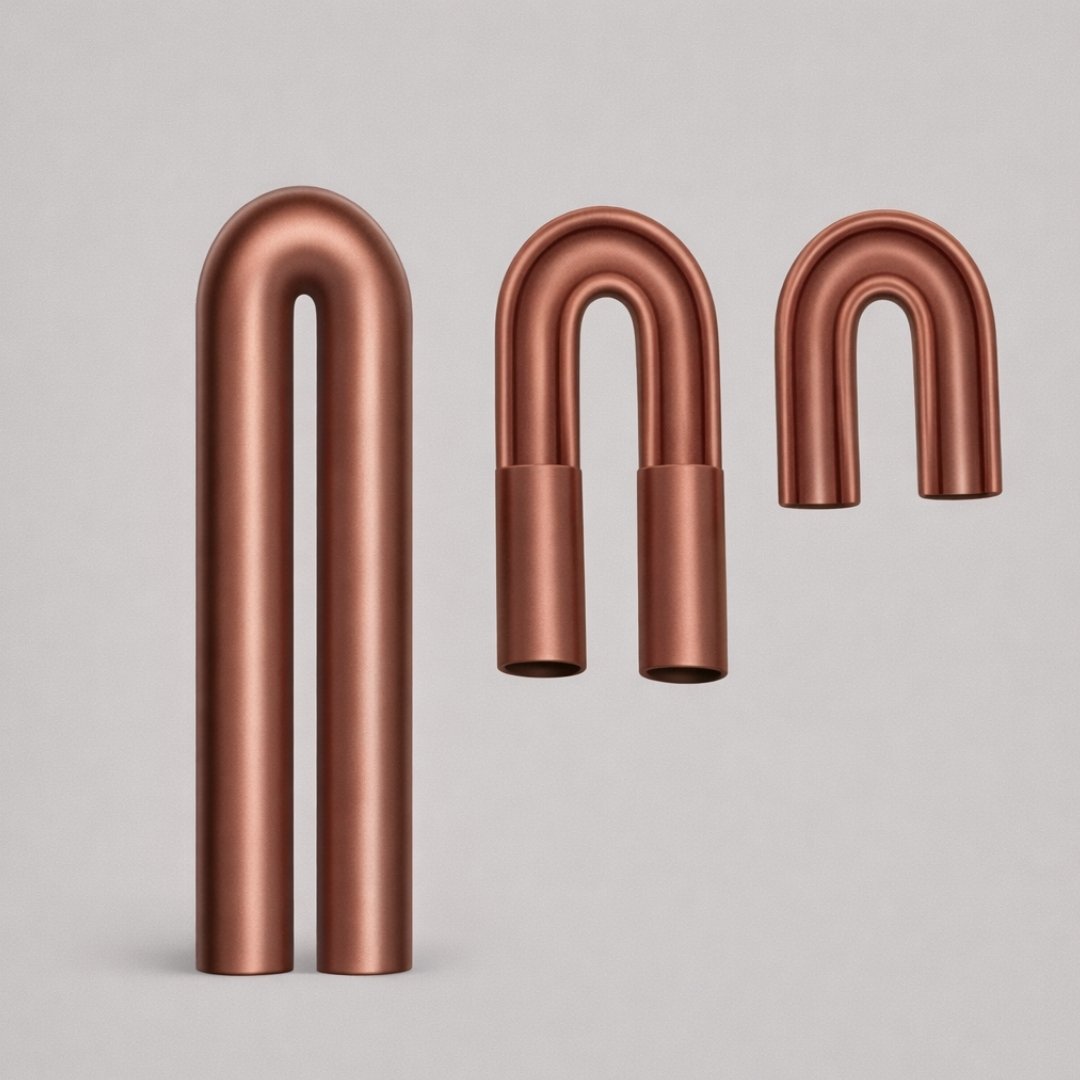 Studding work for bed evaporator tubes