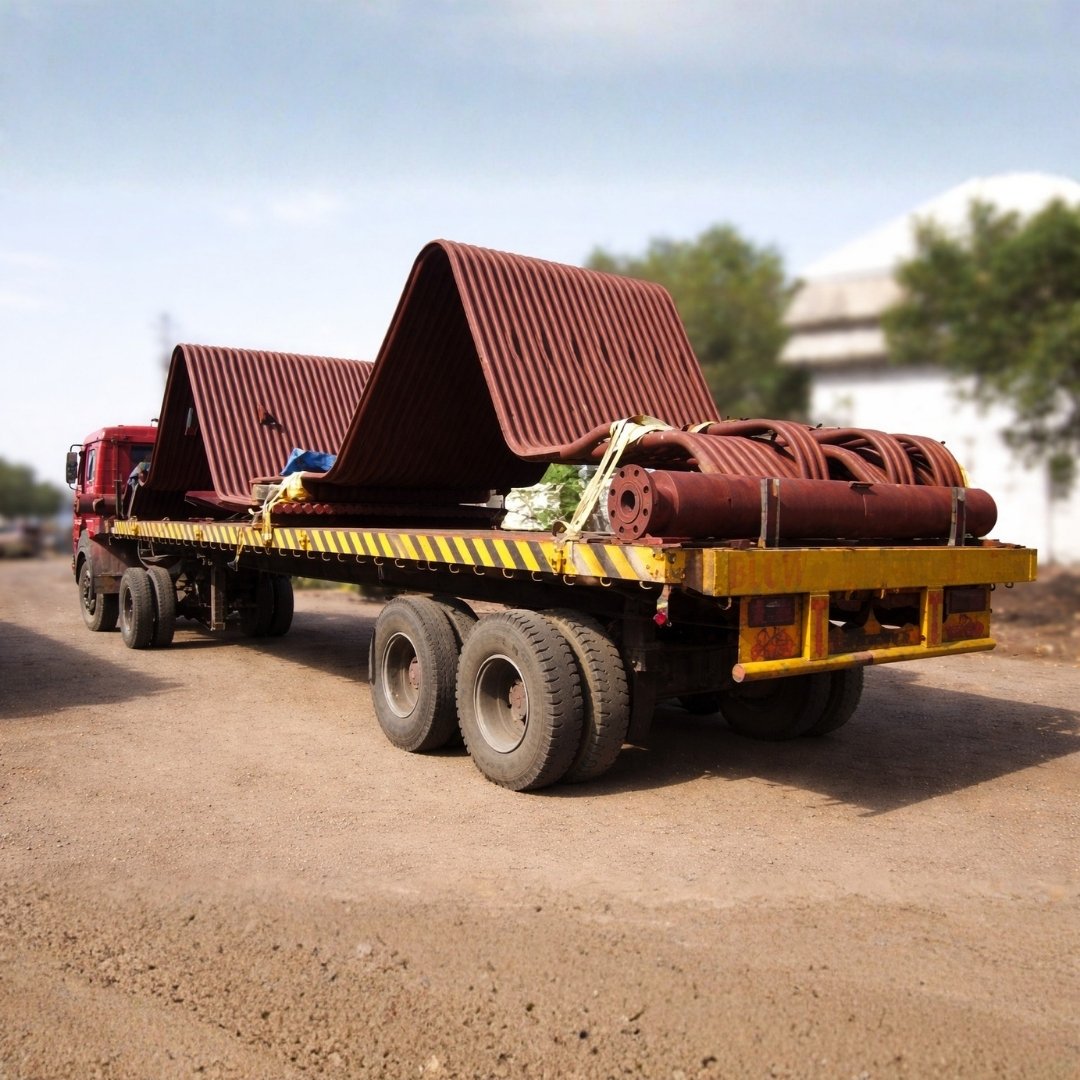 Studding work for bed evaporator tubes